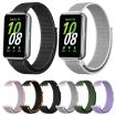Samsung Galaxy Fit 3 Woven Nylon Loop Watch Band Grey White - 3