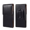 Men's 6.5 Inch Vertical Phone Waist Bag Leather Case - 1