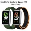 Samsung Galaxy Fit 3 Woven Nylon Loop Watch Band - Purple - 4