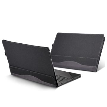 Picture of For Samsung Galaxy Book 4 Pro 360 16 Inch Leather Laptop Anti-Fall Protective Case (Black)