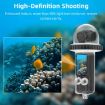 Picture of For DJI Osmo Pocket 3 BRDRC 40m Depth Waterproof Case Diving Housing Cover (Black Handle)