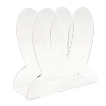 Acrylic Easter Bunny Ears Napkin Storage Rack - 1