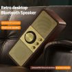 OneDer JY82 Wooden Retro Wireless Speaker HIFI FM Radio TF/U-Disk/AUX - 8
