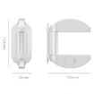 Anti Burglary Door Stopper - Child Safety Lock Blocker (White) - 3
