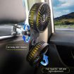 SUITU F4208 Car Cooling Fan USB Dual-Head Electrical Fan - 7
