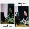 Picture of YRing48 4-Inch 48LEDs Laptop Camera Video Conference Live Beauty Ring Fill Light, Spec: Clip with Tripod