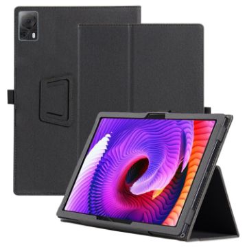 Black Leather Tablet Case for T-Mobile REVVL Tab 5G 2023 - 1