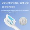 Blue Cartoon Children Electric Toothbrush with 3 Heads - USB Charging - 3