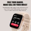P43 1.8" TFT Screen Bluetooth Smart Watch - Gold - 6