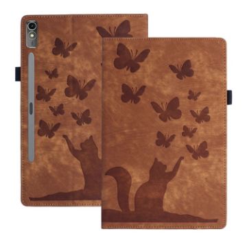 Lenovo Tab P12/Xiaoxin Pad Pro 12.7 Leather Tablet Case - Brown - 1