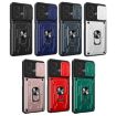 Motorola Edge 40 Neo 5G Sliding Camshield TPU+PC Phone Case with Card Slot - 2