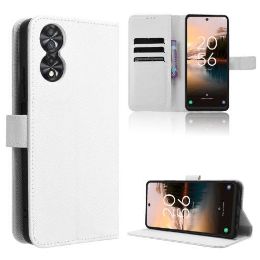 TCL 40 NxtPaper 4G Leather Phone Case - White - 1