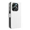 Itel S23+ S681LN Leather Phone Case (White) - 3