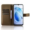 Brown Diamond Texture Leather Phone Case for BLU G53 - 4