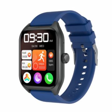 Qx5 1.96" BT5.2 Smart Sport Watch - Blue - 1