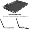 Picture of For Samsung Galaxy Book 4 360 15.6 inch Leather Laptop Anti-Fall Protective Case With Stand (Black)