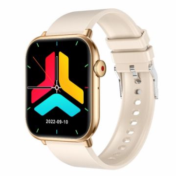 QX9 1.96" BT5.2 Smart Sport Watch - Beige - 1