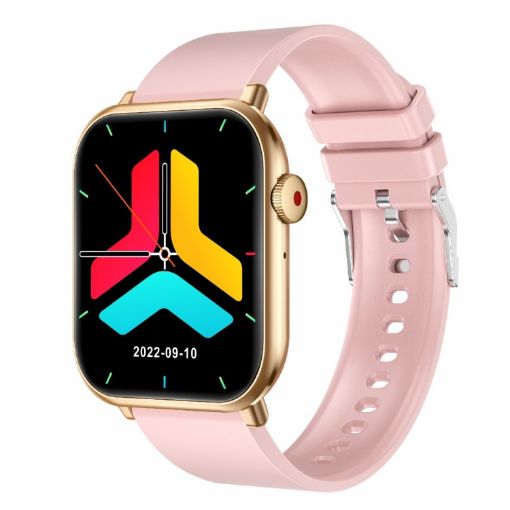 QX9 1.96" BT5.2 Smart Sport Watch - Pink - 1