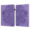 Peacock Embossed Leather Case for Kindle Paperwhite 5 - Purple - 1
