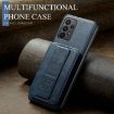 Samsung Galaxy A23 5G Blue Leather Card Holder Phone Case - 2