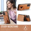 Samsung Galaxy A33 5G Leather Card Holder Phone Case (Brown) - 7