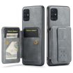 Samsung Galaxy A71 4G Leather Card Holder Phone Case (Grey) - 1