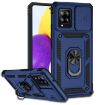 Samsung Galaxy A42 5G Sliding Camshield Holder Phone Case Blue - 1