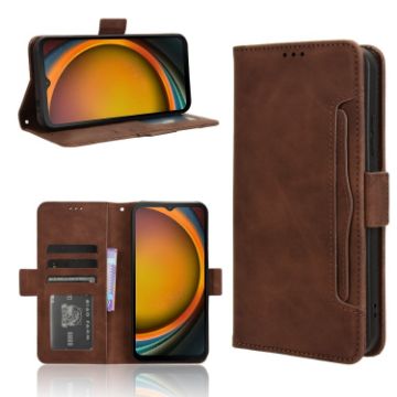Samsung Galaxy Xcover 7 Leather Phone Case - Brown - 1
