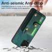 Samsung Galaxy A42 5G Retro Cross Wristband Wallet Leather Back Phone Case Green - 2