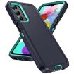 Samsung Galaxy A15 5G Waterproof Rugged Phone Case - Dark Blue + Light Blue - 2