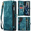 Samsung Galaxy S24 Ultra 5G CaseMe 008 Leather Phone Case Blue - 1