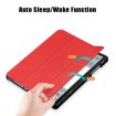Samsung Galaxy Tab A9 Plus 3-folding Leather Smart Tablet Case - Red - 5