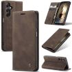 Samsung Galaxy A25 5G CaseMe 013 Leather Phone Case (Coffee) - 1