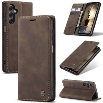 Samsung Galaxy A25 5G CaseMe 013 Leather Phone Case (Coffee) - 1