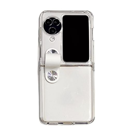 OPPO Find N3 Flip TPU Transparent Phone Case - Hinge Buckle - 1