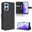 Blackview A52/A52 Pro Diamond Texture Leather Phone Case - Black - 1
