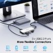 WAVLINK Type-C Docking Station - 2DP + 4K HD + VGA + USB Hub - 9