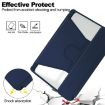Samsung Galaxy Tab S9 FE+ Leather Case with Keyboard - Dark Blue - 5