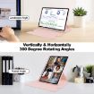 Samsung Galaxy Tab S9 FE 360 Rotation Leather Case with Keyboard - 7