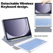 Samsung Galaxy Tab A9+ 360 Rotation Smart Leather Case with Keyboard - 6