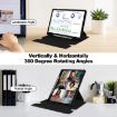 Samsung Galaxy Tab S9+ Smart Leather Case with Keyboard - Black - 7