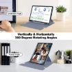 Samsung Galaxy Tab S9+ 360 Rotation Smart Leather Case with Keyboard - 7