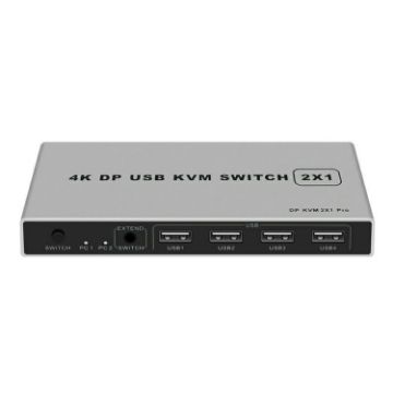 4K KYSW59 60HZ DP USB KVM Switch - Computer Sharing Device - 1