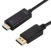 4K x 2K DP to HDMI Converter Cable, 1.8m Black - 1