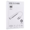 Silver Aluminum Alloy USB 3.0 Hub Adapter - A-809 - 5
