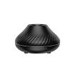 DQ705 Volcanic Flame Aroma Diffuser Essential Oil Lamp - Black - 1