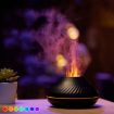 DQ705 Volcanic Flame Aroma Diffuser Essential Oil Lamp - Black - 2