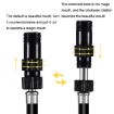 West Biking Portable Bicycle High Pressure Pump - Black - 3