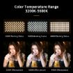 E800 RGB Color 40W LED Flat Panel Lights 3200K-5600K EU Plug - 5