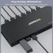 AIMOS AM-KM804 USB 8 In 4 Out Switch - USB Switch for Multiple Devices - 6
